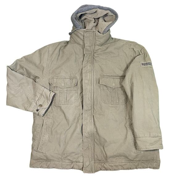 Vintage Barn‎ Coat XL 90s Flannel Lined Jacket Legendary Whitetails Deer Gear - Picture 1 of 9